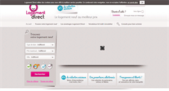 Desktop Screenshot of logementdirect.fr
