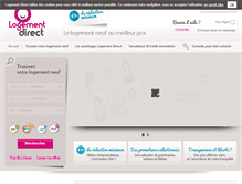 Tablet Screenshot of logementdirect.fr